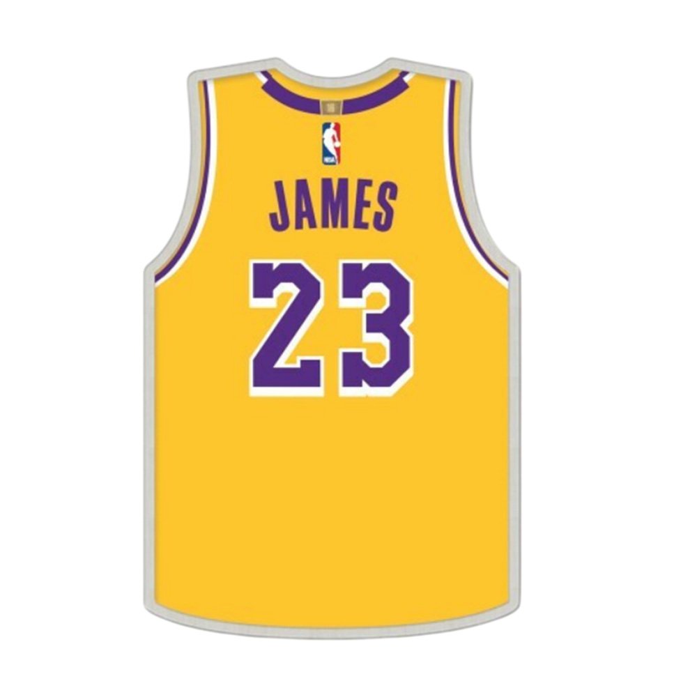 Wincraft NBA Collector Pin Jewelry Card Los Angeles Lakers LeBron