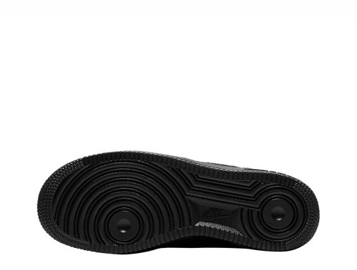 nike air force 1 low (gs) "all black" czarne nike air force 1 low (gs) "all black" czarne