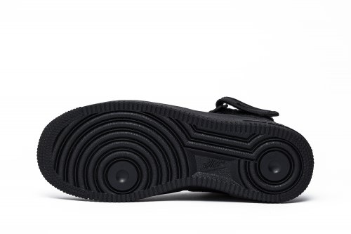 nike air force 1 mid (gs) "all black" czarne nike air force 1 mid (gs) "all black" czarne