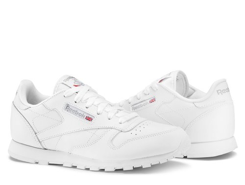 reebok classic leather "white" junior białe reebok classic leather "white" junior białe