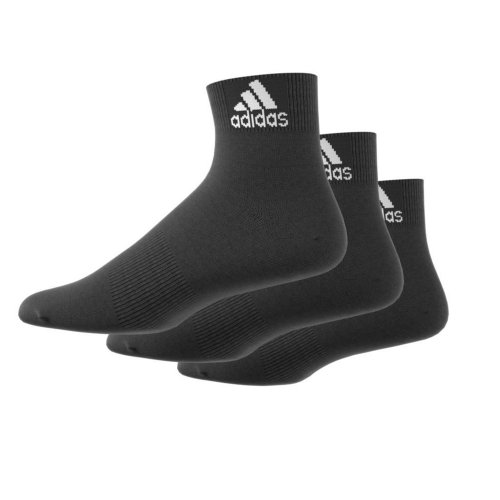 adidas performance thin ankle socks 3 pairs czarne adidas performance thin ankle socks 3 pairs czarne