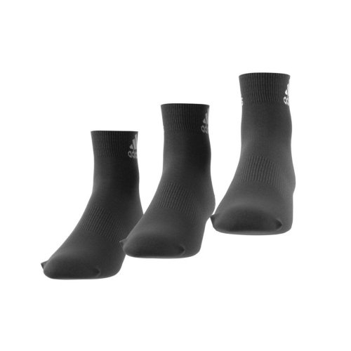 adidas performance thin ankle socks 3 pairs czarne adidas performance thin ankle socks 3 pairs czarne