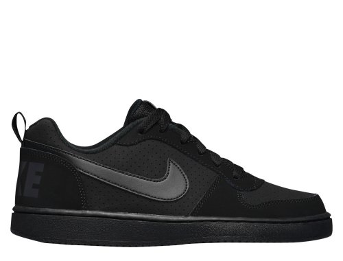 nike court borough low (gs) czarne nike court borough low (gs) czarne
