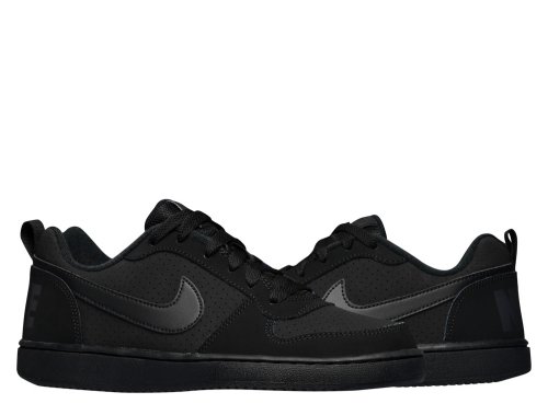 nike court borough low (gs) czarne nike court borough low (gs) czarne
