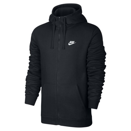nike m nsw hoodie fz fleece club czarna nike m nsw hoodie fz fleece club czarna