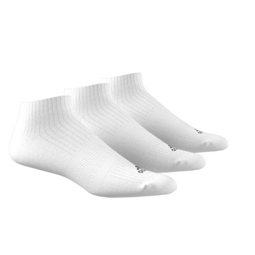 adidas 3-stripes no-show socks 3 pairs białe adidas 3-stripes no-show socks 3 pairs białe