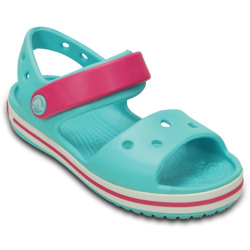 crocs crocband sandal kids zielono-różowe crocs crocband sandal kids zielono-różowe