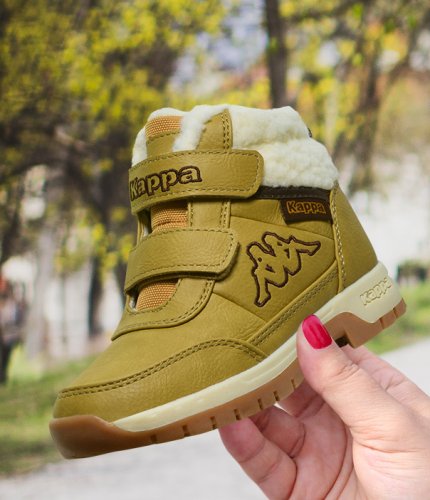 kappa bright mid fur k beżowo-białe kappa bright mid fur k beżowo-białe