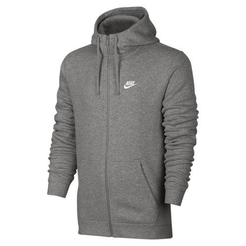 nike sportswear m hoodie full zip fleece club szara nike sportswear m hoodie full zip fleece club szara