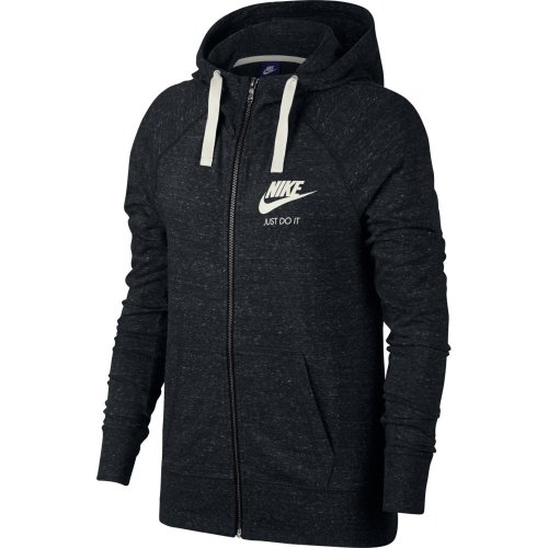 nike sportswear gym vintage full-zip hoodie czarna nike sportswear gym vintage full-zip hoodie czarna