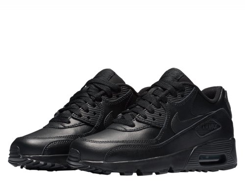 nike air max 90 leather (gs) czarne nike air max 90 leather (gs) czarne