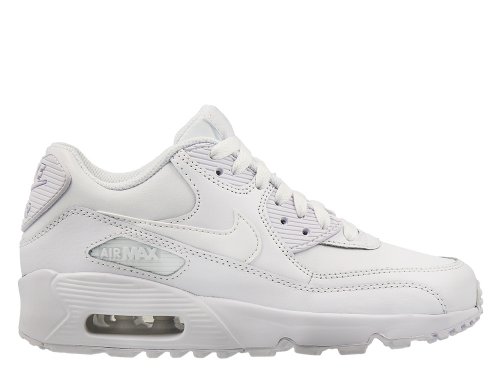 nike air max 90 leather (gs) białe nike air max 90 leather (gs) białe