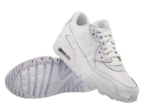 nike air max 90 leather (gs) białe nike air max 90 leather (gs) białe