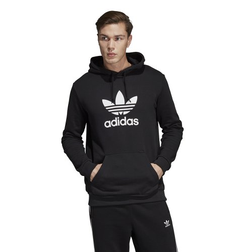 adidas trefoil hoodie czarna adidas trefoil hoodie czarna