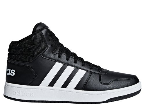 adidas vs hoops mid 2.0 czarno-białe adidas vs hoops mid 2.0 czarno-białe