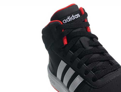 adidas hoops mid 2.0 k czarno-czerwone adidas hoops mid 2.0 k czarno-czerwone