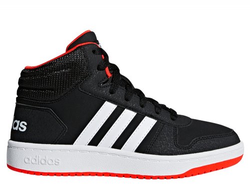 adidas hoops mid 2.0 k czarno-czerwone adidas hoops mid 2.0 k czarno-czerwone