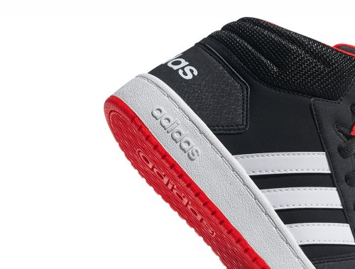 adidas hoops mid 2.0 k czarno-czerwone adidas hoops mid 2.0 k czarno-czerwone