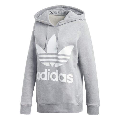 adidas trefoil hoodie szara adidas trefoil hoodie szara
