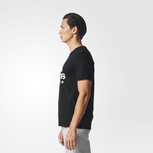adidas sport id tee czarno-biała adidas sport id tee czarno-biała