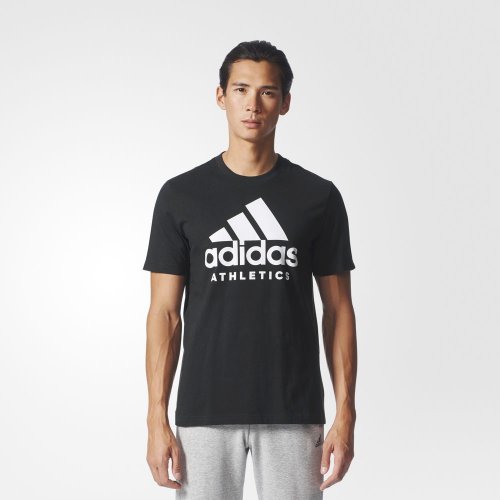 adidas sport id tee czarno-biała adidas sport id tee czarno-biała