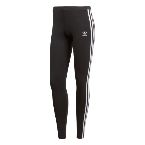 adidas 3 stripes leggings czarno-białe adidas 3 stripes leggings czarno-białe