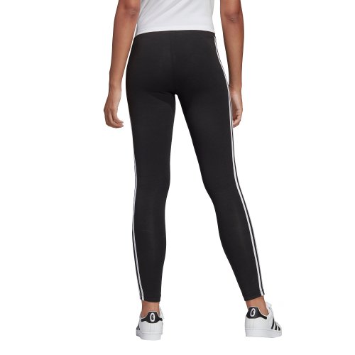 adidas 3 stripes leggings czarno-białe adidas 3 stripes leggings czarno-białe