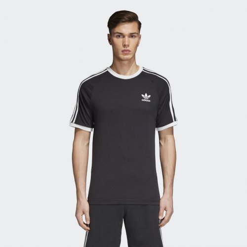 adidas 3-stripes tee czarno-biała adidas 3-stripes tee czarno-biała