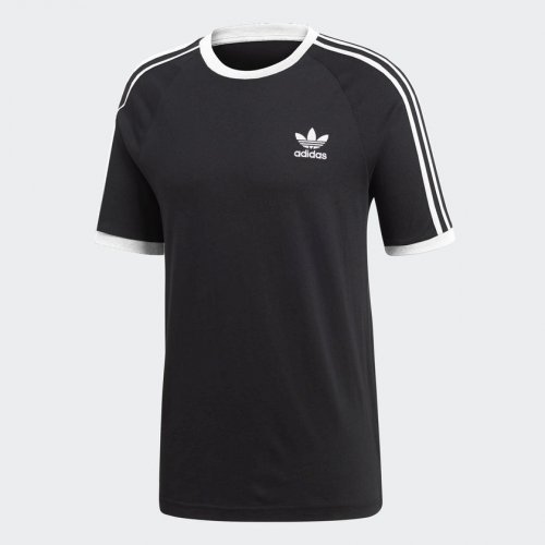adidas 3-stripes tee czarno-biała adidas 3-stripes tee czarno-biała