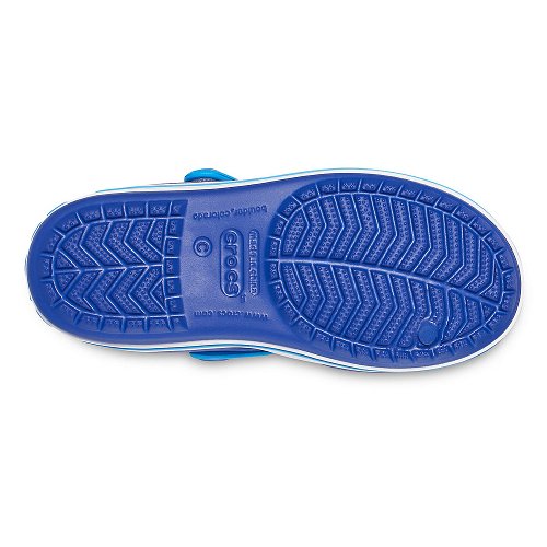 crocs crocband sandal kids niebiesko-białe crocs crocband sandal kids niebiesko-białe