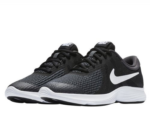 nike revolution 4 (gs) czarno-białe nike revolution 4 (gs) czarno-białe