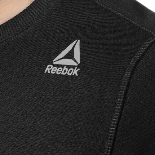 reebok elements fleece crew czarna reebok elements fleece crew czarna