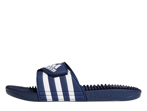 Adidas New Mens Sandals 2019 Adidas Adissage Flip-Flops Navy Blue