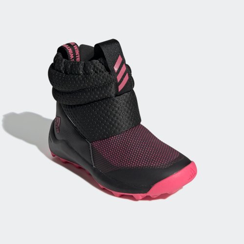 adidas rapidasnow boots c czarno-różowe adidas rapidasnow boots c czarno-różowe