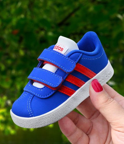 adidas vl court 2.0 cmf i niebiesko-czerwone adidas vl court 2.0 cmf i niebiesko-czerwone