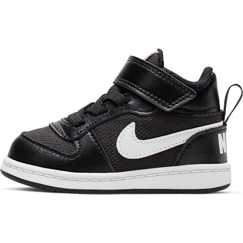 nike court borough mid pe (tdv) czarno-białe nike court borough mid pe (tdv) czarno-białe