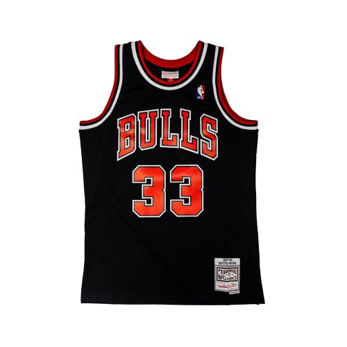  Mitchell & Ness Chicago Bulls Scottie Pippen 33 Red Replica  Swingman Jersey 2.0 NBA HWC Basketball Trikot : Sports & Outdoors
