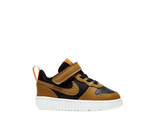 nike court borough low 2 (tdv) brązowo-czarne nike court borough low 2 (tdv) brązowo-czarne