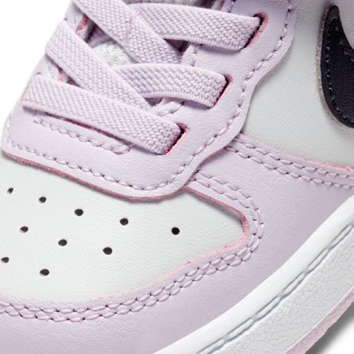 nike court borough low 2 (tdv) fioletowo-szare nike court borough low 2 (tdv) fioletowo-szare