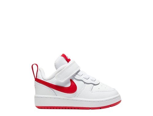 nike court borough low 2 (tdv) biało-czerwone nike court borough low 2 (tdv) biało-czerwone
