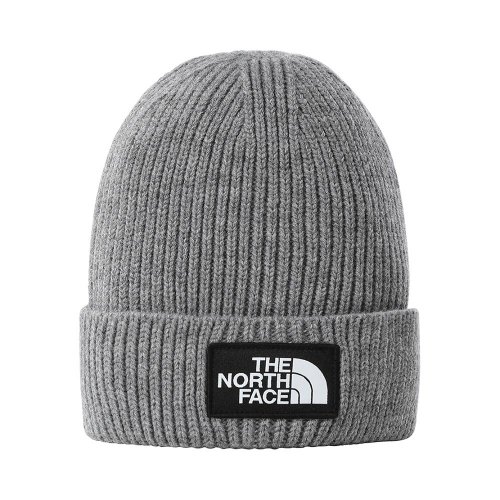 Winter hats The North Face Box Logo Cuffed Beanie 'Grey' (NF0A3FJXDYY ...