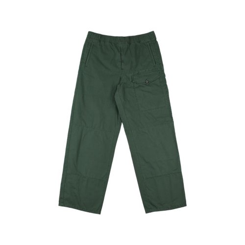 【HI FI FNK】Park Cotton Pants Funscape High Waisted Zip Front Track Pants - Get In Lime