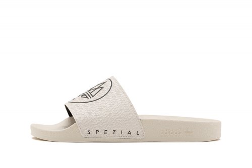 靴 adidas ADILETTE SPZL 26.5 SPEZIAL Sz 5M / 6W Adidas ADILETTE SPZL Slides Chalk White/Core