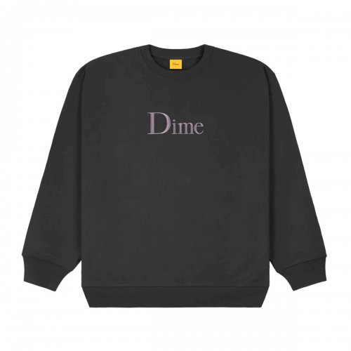 Dime Classic Logo Crewneck 'Black' (DIMED2F8BLK) | WSS