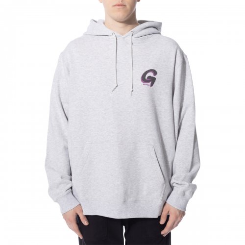Bluzy Gramicci Big G Logo Hooded Sweatshirt 'Ash Heather'  (G2FU-J073-ASH-HEATHE) | WSS