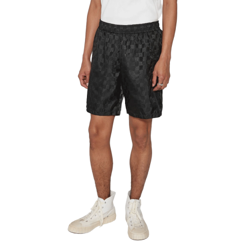 Clothes MISBHV Monogram Nylon Long Shorts Black (022M326