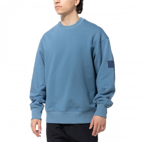 Odzież adidas Y-3 Organic Cotton Terry Crew Sweater 'Altered Blue' (IB4799)  | WSS