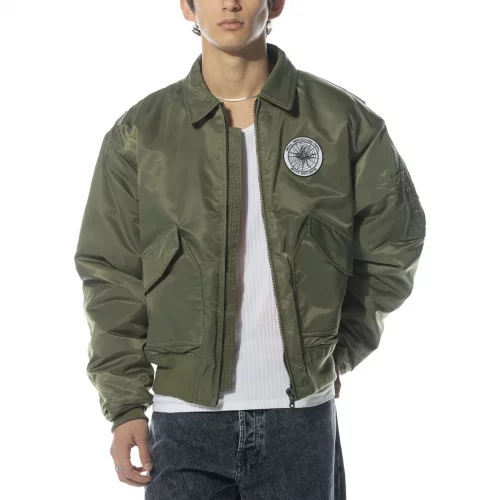 ジャケット・アウター BoTT / NYLON FLIGHT JACKET bott-nylon-flight-jacket-olive
