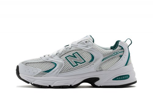 靴 New Balance/ MR530 WHITE/GREEN New Balance 530 Running Sneakers 'White Green' MR530AS