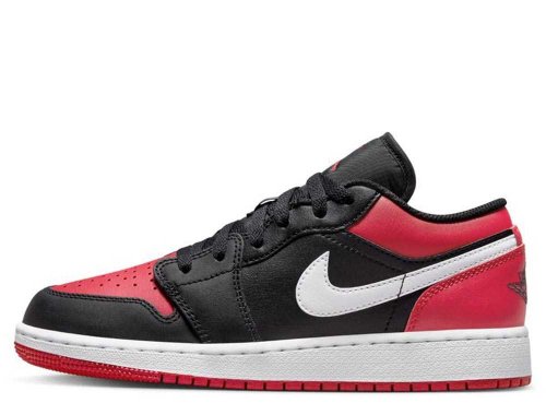 【NIKE】AIR JORDAN 1 LOW GYM RED Buty damskie Air Jordan 1 Low White/ Gym Red-Black-Sail